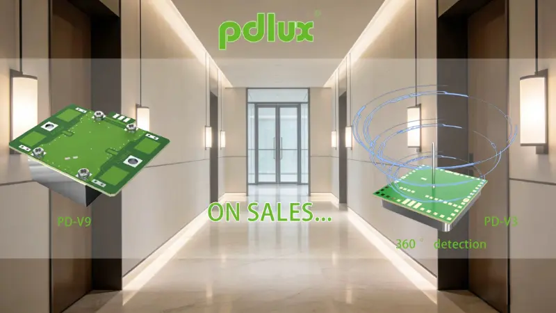 PD-V9 & PD-V3 மைக்ரோவேவ் மோஷன் சென்சார்கள்