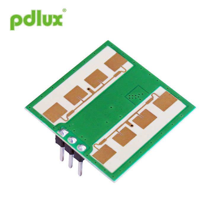 PDLUX PD-V12 ஸ்மார்ட் ஹோம் 24.125GHz மைக்ரோவேவ் ரேடார் சென்சார் தொகுதி டாப்ளர் சென்சார் தொகுதி